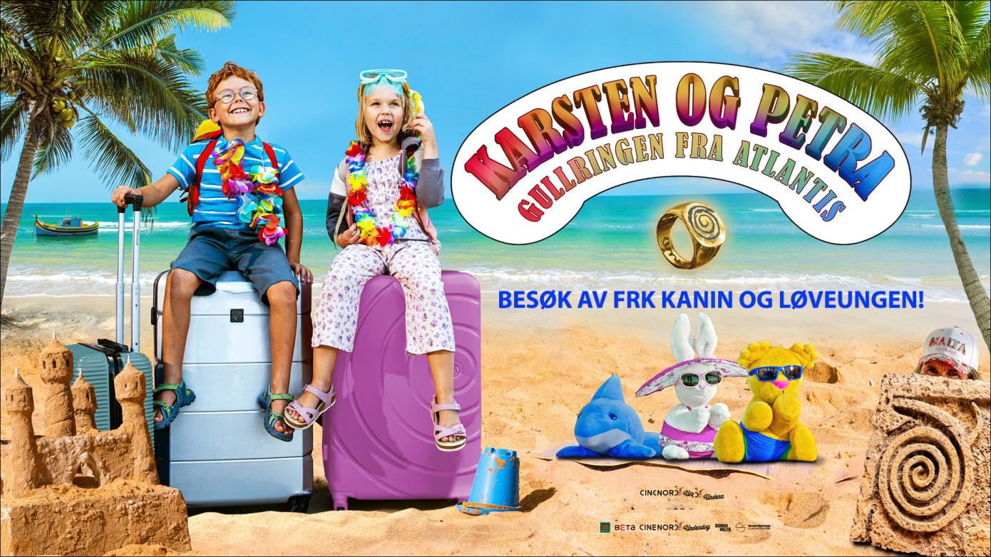 KARSTEN OG PETRA - GULLRINGEN FRA ATLANTIS - Besøk Av Frk Kanin Og ...